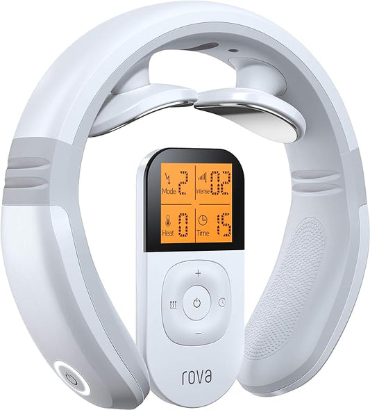 Masseur cervical, intelligent, portable, de voyage électrique comprenant 6 modes, Télécommande intel