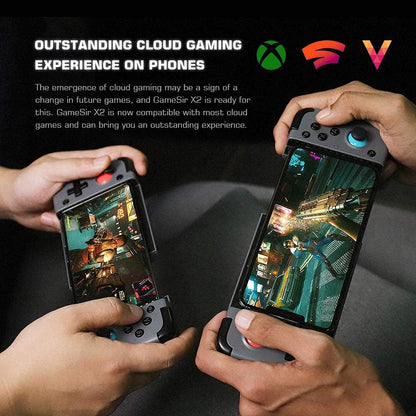 GameSir X2 Bluetooth Manette de Jeu sans Fil, Manette de Jeu Mobile pour Android 9.0 ou supérieur système, iOS 13 ou supérieur système, Xbox Cloud Gaming, GeForce Now etc.