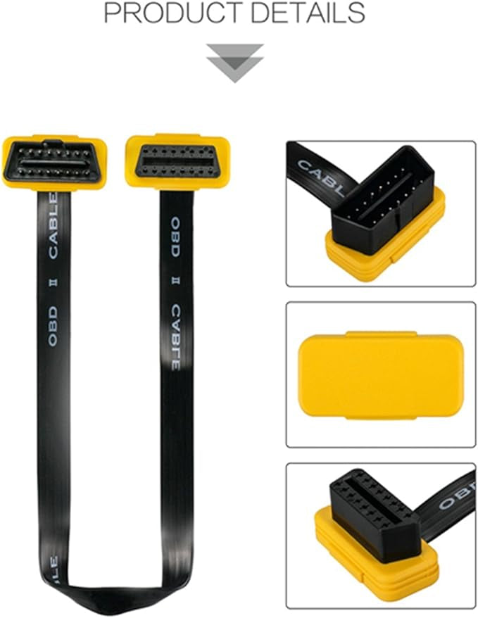 Câble d’extension OBD2 automobile mâle vers femelle  neuf