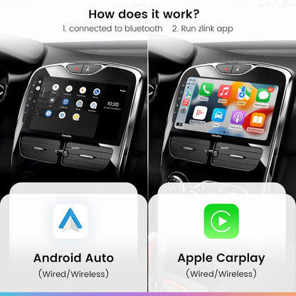 Dasaita Carradio Récepteur stéréo de Voiture Android 10 1 Din avec écran pour Renault Clio IV 4 RS 2012-2016 Audio avec écran tactile HD 1280 * 720 9 "Carplay Android Auto Bluetooth DSP GPS