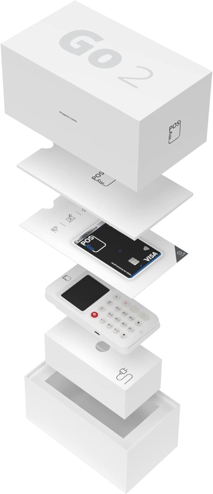 Terminal De Payement Sans Contacte MyPOS  Go 2 Mobile POS