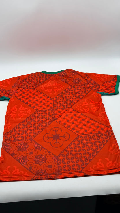 Maillot du Maroc rouge taille L ( taille petit (S) )