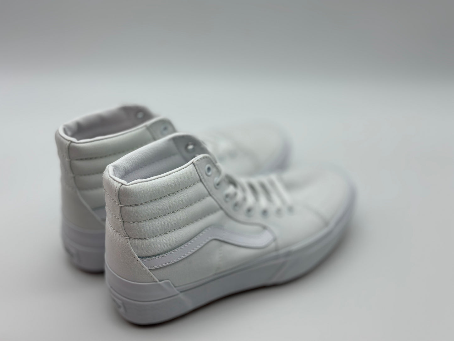 Nouvelles Vans Sk8-Hi VR3 Suede Blanc De Blanc White Sneakers High-Top