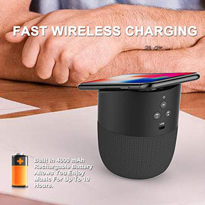 Chargeur sans Fil Bluetooth Portable pour iPhone X/8/8plus, Samsung Galaxy S9/S9Plus/S8/S8Plus S7/S7Edge/S6/S6Edge et Plusieurs Autres appareils