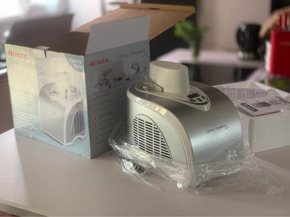 Ariete 693 Machine à Glace Auto-Refroidissante en Métal avec Compresseur neuve