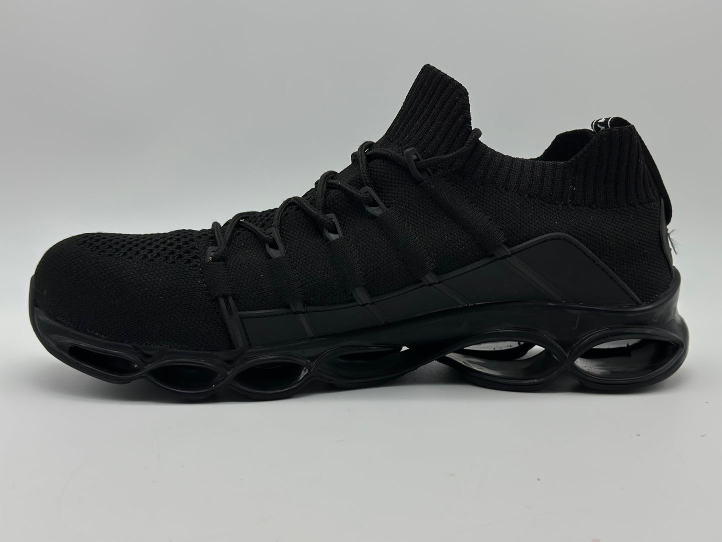 Chaussures de Sécurité Hommes Basket de Securite Femme Protection Acier Amorti Mode Confortable Legere Respirante Chaussure de Chantier(Noir G,44 EU)