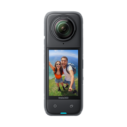 Insta360 X4 + Perche à selfie + trépied + Perche à selfie invisible 114 cm + étuis rigide jaune d’origine