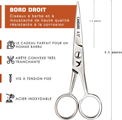 Ciseaux Moustache Barbe Nez et Oreilles Épilation Cheveux pour Bébés