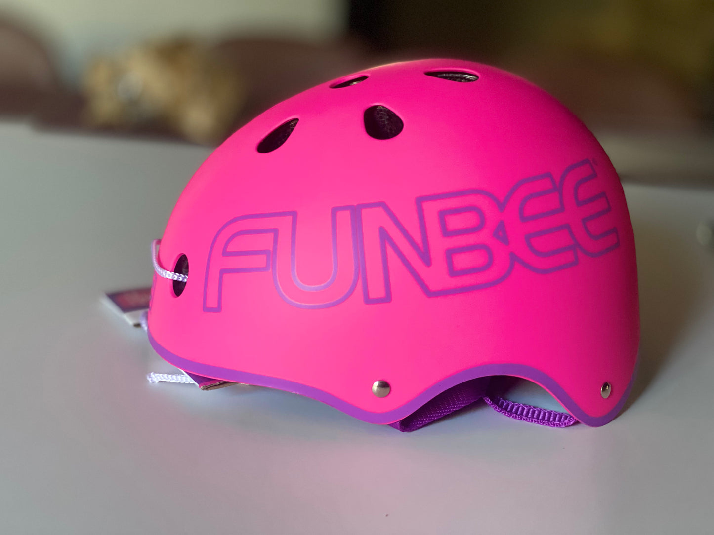 Casque Rose bol taille S (53/55cm) - Rose - Mousse Polyuréthane - Sangles Polyester