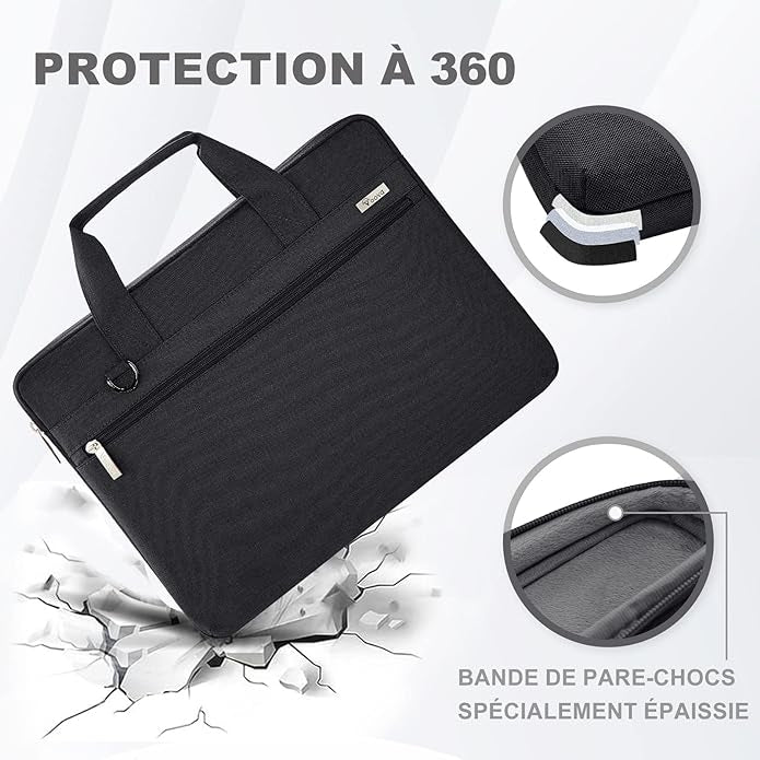 Sacoche Pochette Ordinateur Portable, Protection 360° neuve