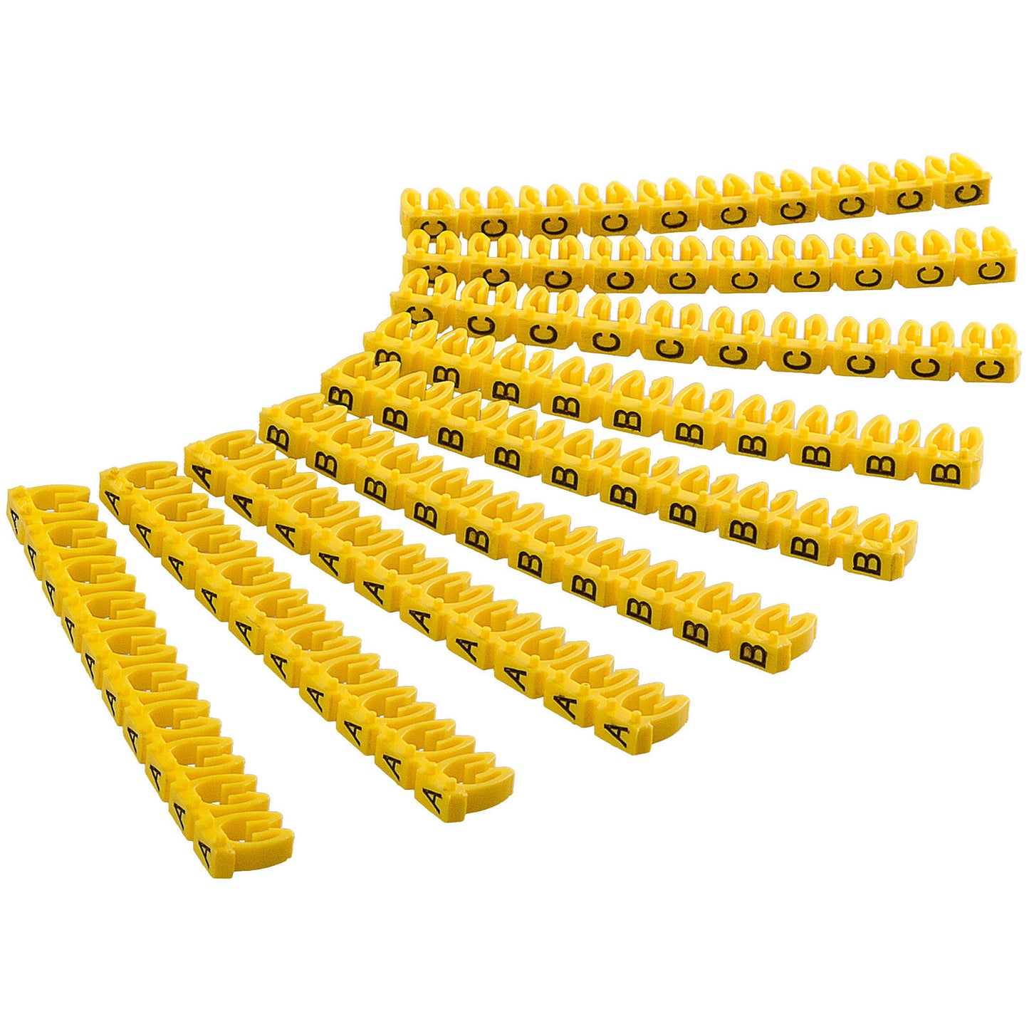 Goobay Clips pour câble 2.5 mm (A-C)
CLIPS DE REPÉRAGE AMOVIBLES JAUNES POUR CÂBLES 2.5 MM (PAR 90