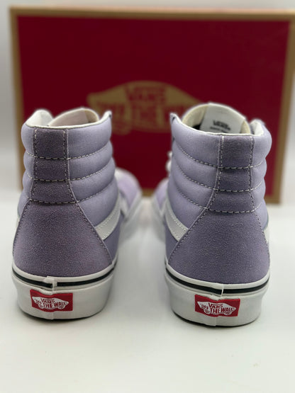 Vans Sk8-hi Baskets violet tulipe/blanc véritable, pointure femme et homme