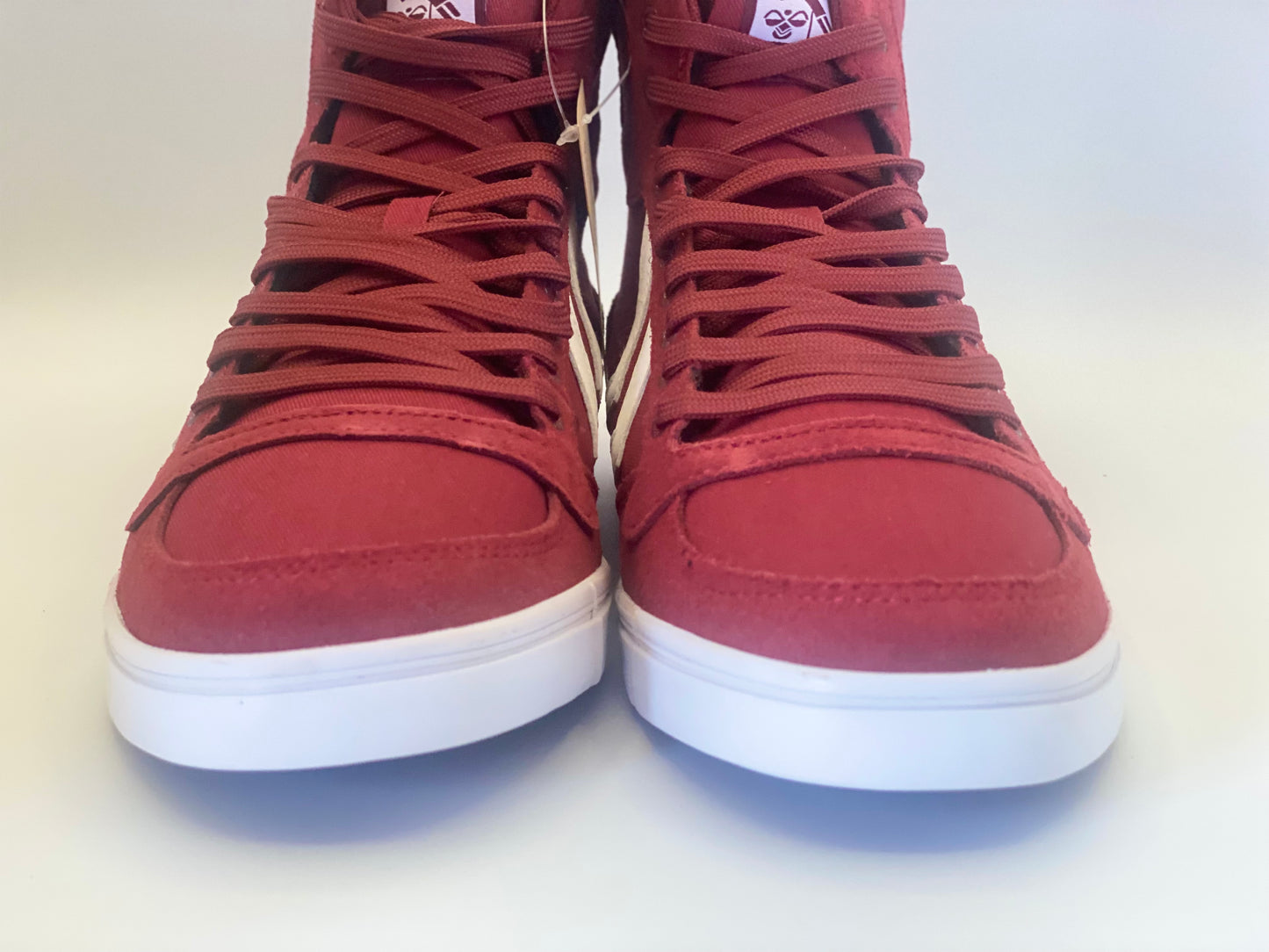 Hummel Slimmer Stadil High Lifestyle Sneaker Baskets Rouge 063511 7647 Neuf