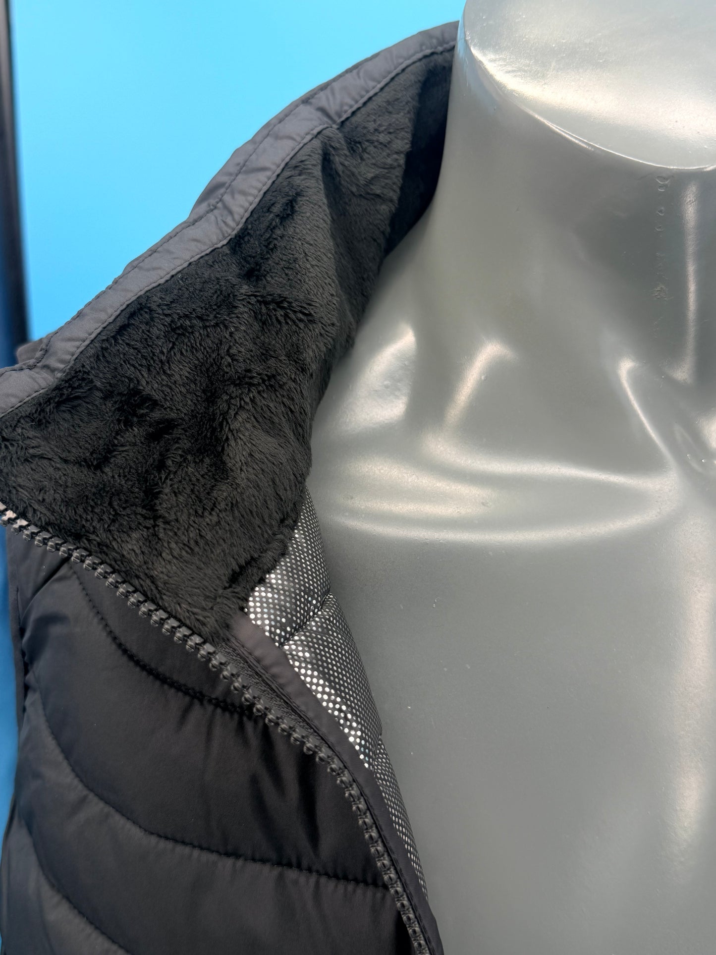 Columbia White Out Puffer Omni Heat Veste isolante à fermeture Éclair pour femme