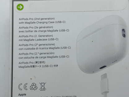 Apple AirPods Pro 2 Écouteurs sans Fil, Casques et écouteurs Bluetooth, Réduction Active du Bruit, Appareil auditif, Mode Transparence, Audio Spatial personnalisé, Son Haute-fidélité, Recharge USB-C ( origine Apple garantie)
