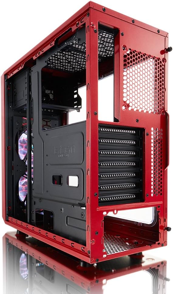 Boîtier d’ordinateur Mid Tower - ATX - Débit d’air élevé - 2X Fractal Design Silent LL Series 120mm neuf