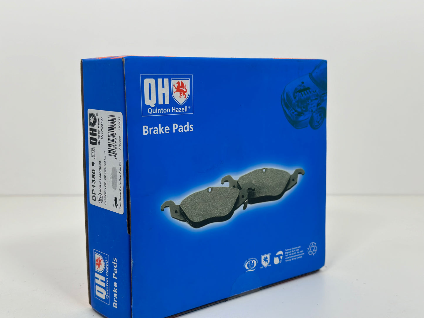 Jeu de 4 plaquettes de frein QUINTON HAZELL BP1350