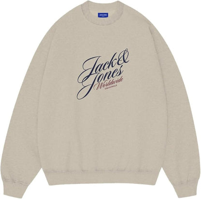 JACK & JONES Jorinwood Lot de 2 Sweat-Shirts à col Rond Homme