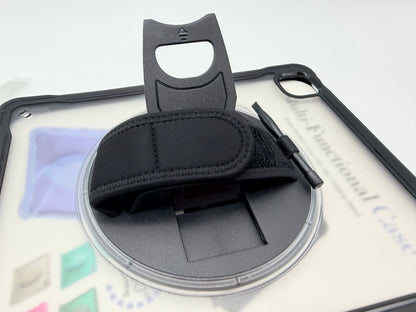 Étui pour tablette, housse de tablette anti-collision, housse de tablette anti-collision, empêche les chutes avec bandoulière pour iPad Pro12 pouces  (noir)
