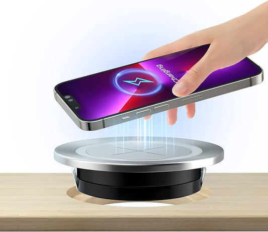 Chargeur Induction Encastrable Les Meubles 60mm 2.36 ",  Compatible pour iPhone neuf