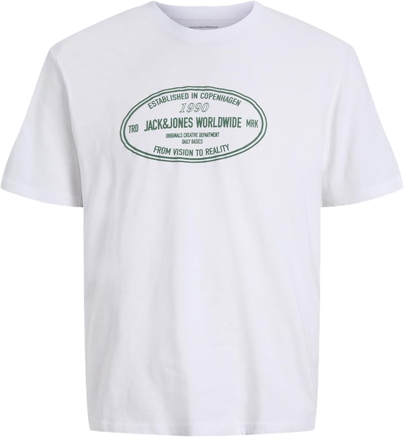 JACK & JONES Joryork Lot de 2 t-Shirts à col Rond Homme