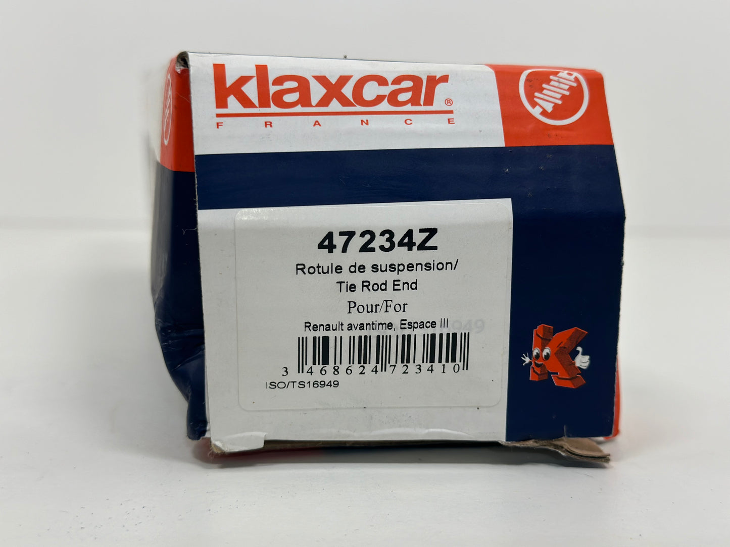 ROTULE DIRECTION KLAXCAR 47234Z pour Renault aventime, espace 3