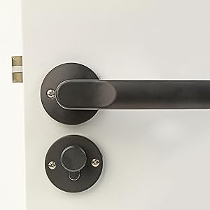 SEPOX poignée de porte intelligente reconnaissance d’empreintes digitales en métal téléphone portable bluetooth carte à puce serrure de porte noire à la maison sans clé neuf