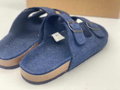 Sandales mule Jack et Jones Bleu marine taille 44