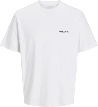 JACK & JONES Jorurban Edge Graphic Tee SS CN Ln T-Shirt Homme