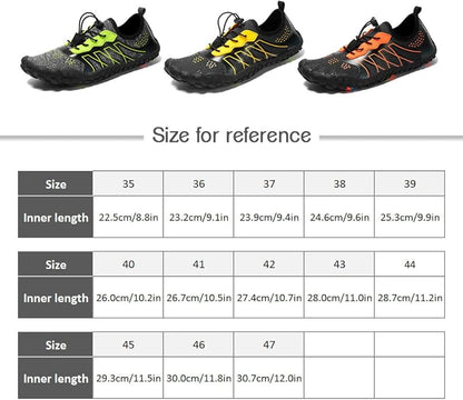 Lixada Chaussures Aquatiques Homme Femme Pieds Nus à séchage Rapide Chaussures Respirant Chaussures de Sport pour Marche Natation Plongée Surf Sport Aquatiques de Plage