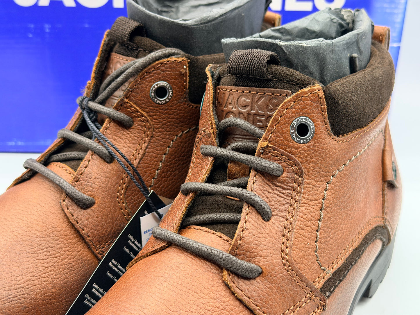 Jack & Jones - Bottines à lacets - honey