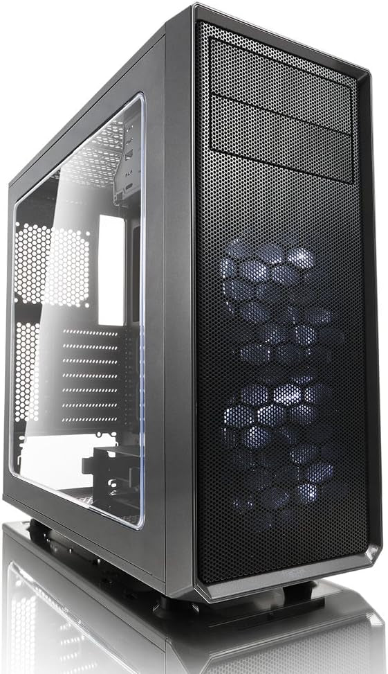 Boîtier d’ordinateur Mid Tower - ATX - Débit d’air élevé - 2X Fractal Design Silent LL Series 120mm neuf