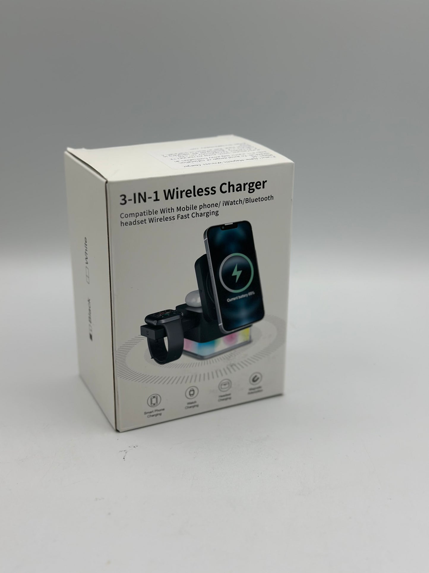 Station de charge 3 en 1 compatible avec Magsafe - Chargeur sans fil pour iPhone 16/16 Pro/16 Pro Max/15/14/13/12, AirPods 3/2/Pro