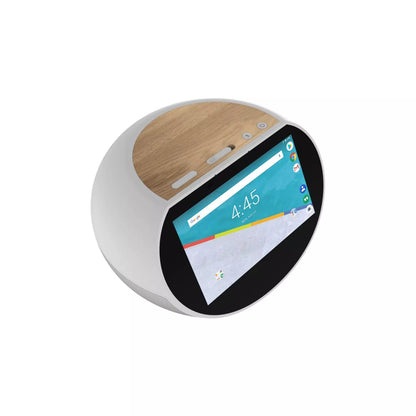Assistant vocal - Hello 5 - Gris et Bois - Bluetooth - WiFi - USB - Ecran tactile 5" - 16 Go