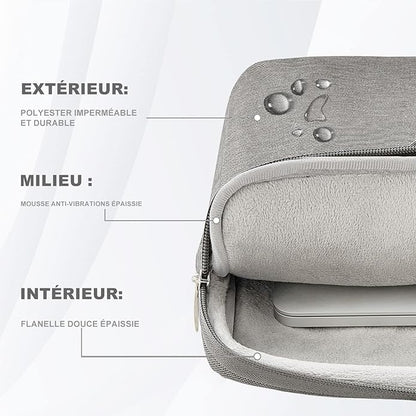 Sacoche Pochette Ordinateur Portable, Protection 360° neuve