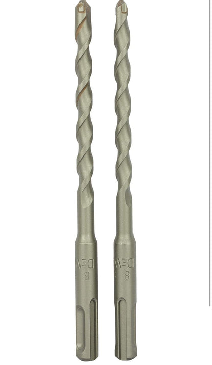 DEWALT - Jeu de 6 Forets SDS-PLUS - DT60302-QZ - Forets Ø6mm x2, Ø8mm x2; Ø10mm x2 - Perçage Béton - Forets SDS-PLUS pour Perforateurs