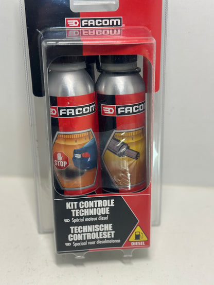 FACOM kit contrôle technique diesel 2x300ml