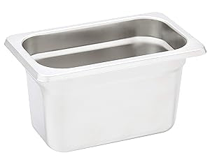 Bac cuisson vapeur en acier inoxydable Taille 1/9 10 cm de profondeur lot de 2 neuf