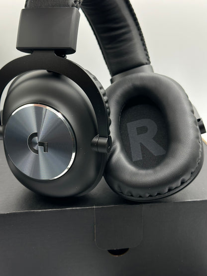 Logitech G PRO Casque Gamer Over-Ear, Transducteurs PRO-G 50mm, Aluminium, Acier et mousse à mémoire de fome, Confortable et Durable, pour les jeux Esports, PC / PS / Xbox / Nintendo Switch - Noir