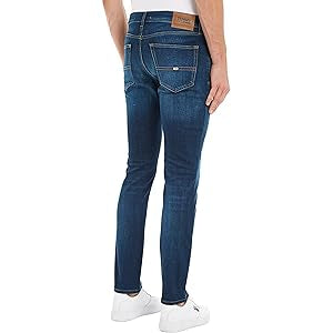 Tommy Hilfiger Pantalons en Jean Homme DM0DM09553 Neuf Taille 30W 32L