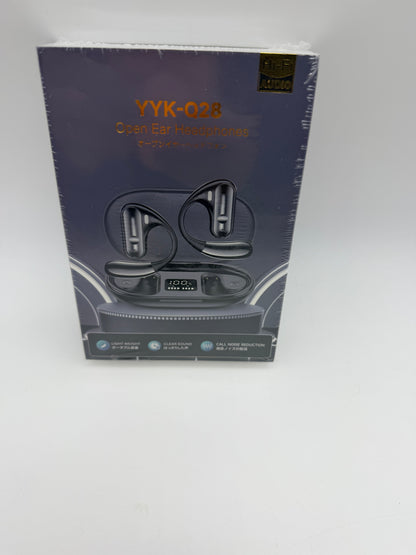 Écouteurs Bluetooth , en noir, driver de 16 mm pour un son puissant, microphone avec un angle de 85º et design Open Ear
