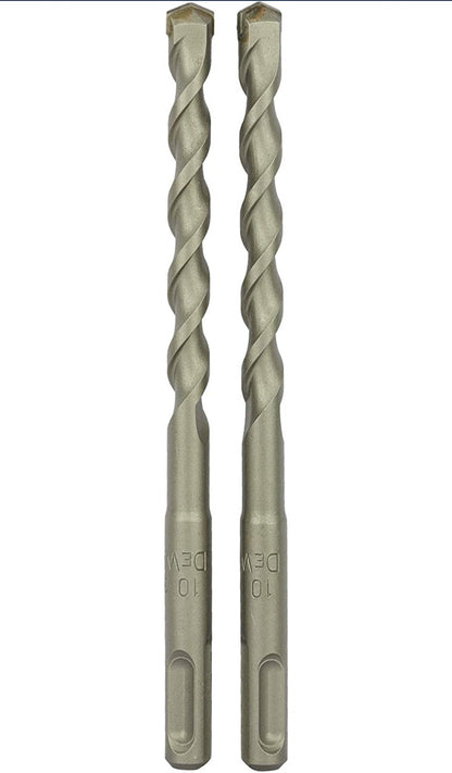 DEWALT - Jeu de 6 Forets SDS-PLUS - Forets Ø6mm x2, Ø8mm x2; Ø10mm x2 - Perçage Béton - Forets SDS-P
