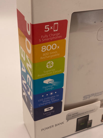 La batterie externe Silicon Power haute capacité de 10400 mAh neuve