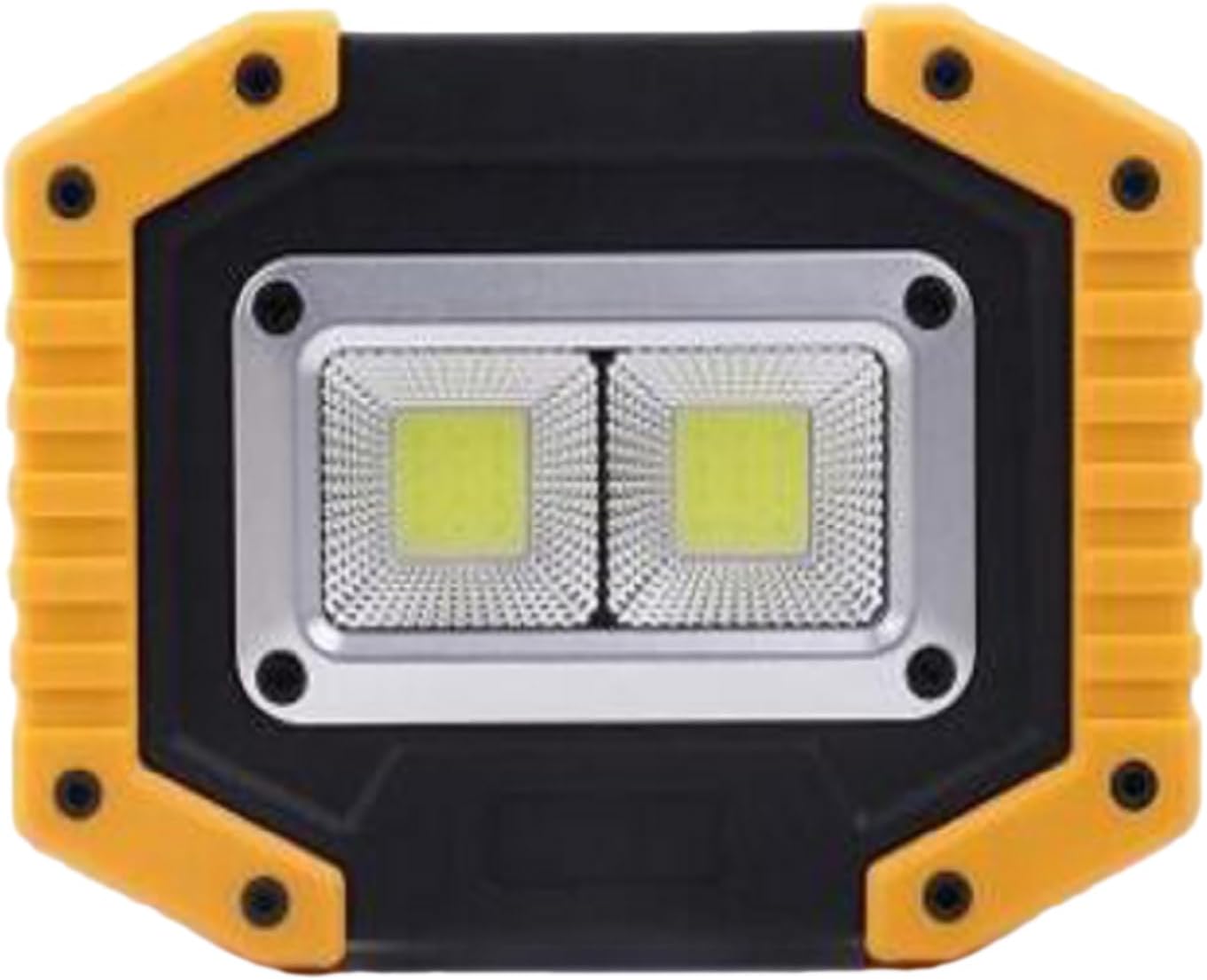 30W COB Rechargable LED travail lumière Portable lumière d'inondation étanche avec port USB pour charger des appareils mobiles pour le camping en plein air de réparation d'urgence (Size : 3) [Classe énergétique A+]
