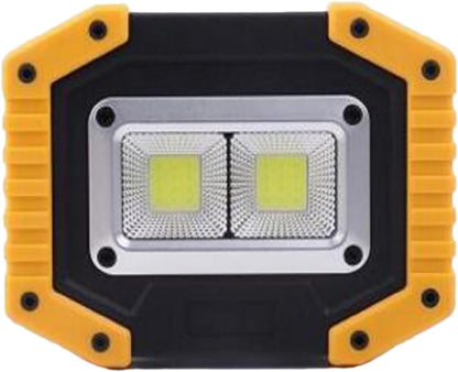 30W COB Rechargable LED travail lumière Portable lumière d'inondation étanche avec port USB pour charger des appareils mobiles pour le camping en plein air de réparation d'urgence (Size : 3) [Classe énergétique A+]