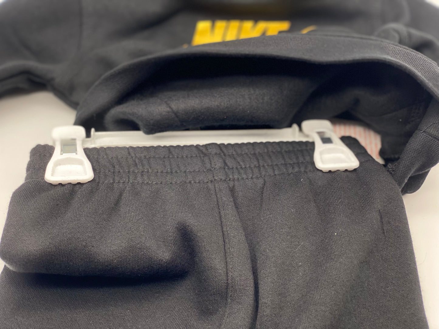 Nike Bébé Survêtement Veste Et Pantalon Noir/or Authentique 24cm