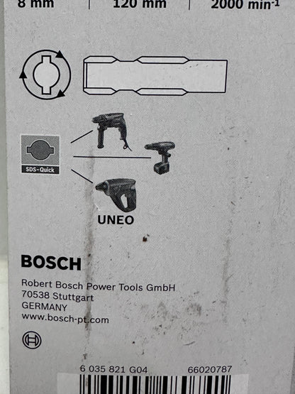 Bosch Accessories 2609256908 Set de 3 forets à béton SDS-Quick pour Perforateur UNEO Diamètre 5-6-8 mm Noir