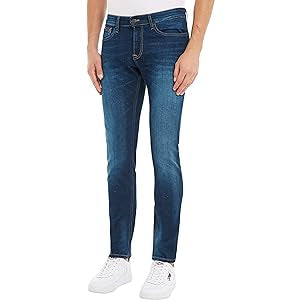 Tommy Hilfiger Pantalons en Jean Homme DM0DM09553 Neuf Taille 30W 32L