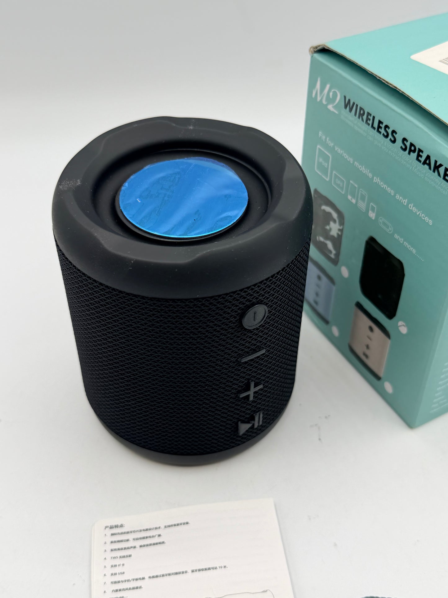 M2 haut Parleur Sans Fil Bluetooth Étanche Mini HD Son Stéréo Haut-Parleur Basse Wenaxibe 147