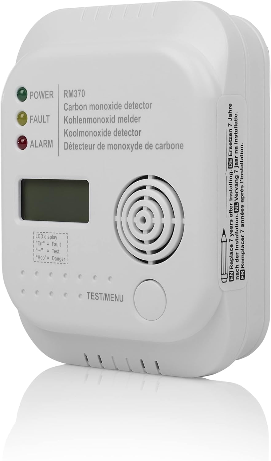 Smartwares RM370 Détecteur de monox de Carbone